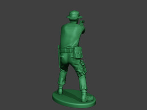 modern jungle soldier shoot stand6 mjs1 3D-Druckmodell