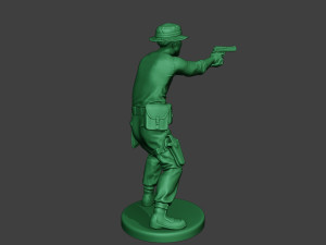 modern jungle soldier shoot stand6 mjs1 3D-Druckmodell