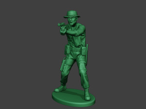 modern jungle soldier shoot stand6 mjs1 3D-Druckmodell