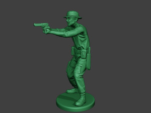 modern jungle soldier shoot stand6 mjs1 3D-Druckmodell