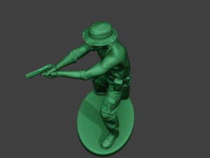 modern jungle soldier shoot stand6 mjs1 3D-Druckmodell
