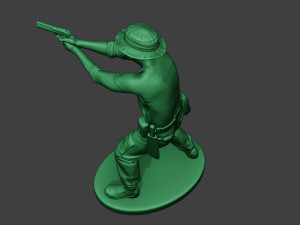 modern jungle soldier shoot stand6 mjs1 3D-Druckmodell