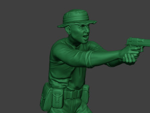 modern jungle soldier shoot stand6 mjs1 3D-Druckmodell