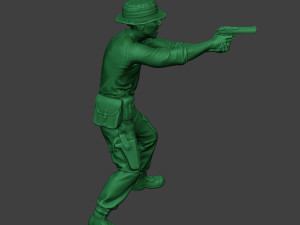 modern jungle soldier shoot stand6 mjs1 3D-Druckmodell