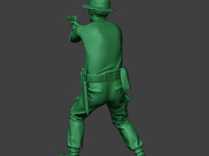 modern jungle soldier shoot stand6 mjs1 3D-Druckmodell