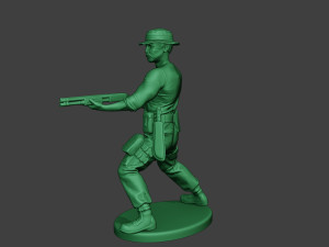 modern jungle soldier shoot stand7 mjs1 3D 프린트 모델