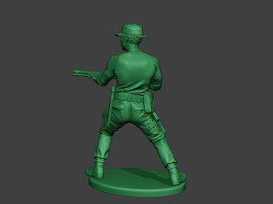 modern jungle soldier shoot stand7 mjs1 3D 프린트 모델