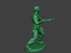 modern jungle soldier shoot stand7 mjs1 3D 프린트 모델