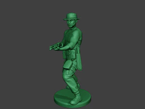 modern jungle soldier shoot stand7 mjs1 3D Print Model