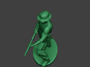 modern jungle soldier shoot stand7 mjs1 3D 프린트 모델