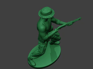 modern jungle soldier shoot stand7 mjs1 3D Print Model