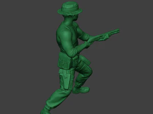 modern jungle soldier shoot stand7 mjs1 3D Print Model