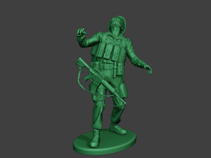 modern jungle soldier shooted mjs1 3D Принт Модель