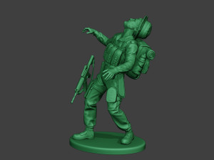 modern jungle soldier shooted mjs1 3D Принт Модель