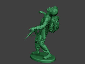 modern jungle soldier shooted mjs1 3D Принт Модель