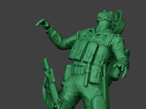 modern jungle soldier shooted mjs1 3D Принт Модель