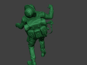 modern jungle soldier shooted mjs1 3D Принт Модель