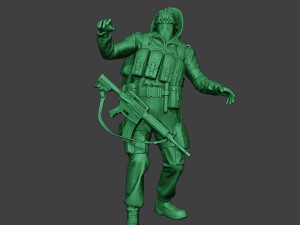 modern jungle soldier shooted mjs1 3D Принт Модель