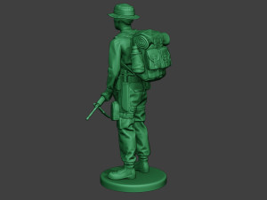 modern jungle soldier stand mjs1 3D 프린트 모델