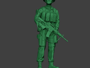 modern jungle soldier stand mjs1 3D 프린트 모델
