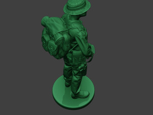 modern jungle soldier stand mjs1 3D 프린트 모델