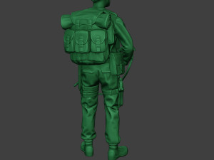 modern jungle soldier stand mjs1 3D 프린트 모델