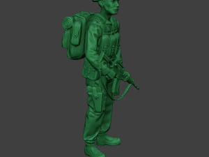 modern jungle soldier stand mjs1 3D Print Model