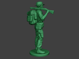 modern jungle soldier stand2 mjs1 3D Принт Модель