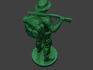 modern jungle soldier stand2 mjs1 3D Принт Модель
