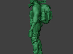 modern jungle soldier stand2 mjs1 3D Принт Модель