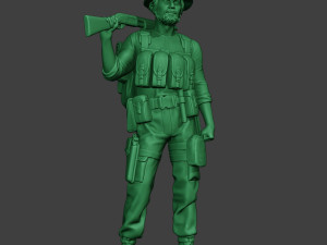 modern jungle soldier stand2 mjs1 3D Принт Модель