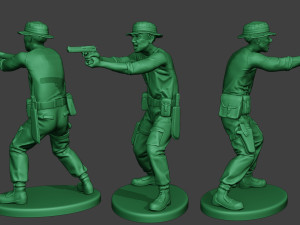 modern jungle soldiers mjs1 pack 3 3D 打印模型