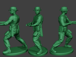 modern jungle soldiers mjs1 pack 3 3D 打印模型
