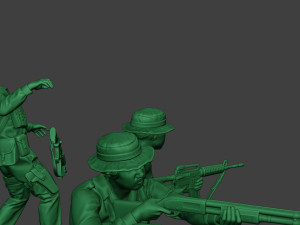 modern jungle soldiers mjs1 pack 3 3D 打印模型