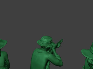modern jungle soldiers mjs1 pack 3 3D 打印模型