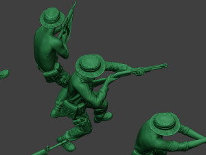 modern jungle soldiers mjs1 pack 3 3D 打印模型