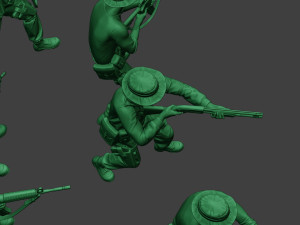 modern jungle soldiers mjs1 pack 3 3D 打印模型