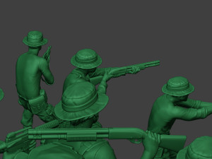 modern jungle soldiers mjs1 pack 3 3D 打印模型