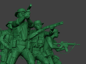 modern jungle soldiers mjs1 pack 3 3D 打印模型