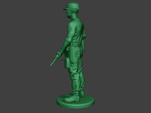 modern jungle soldier stand3 mjs1 3D Print Model