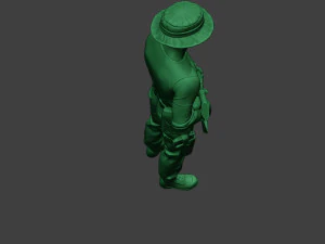modern jungle soldier stand3 mjs1 3D Print Model