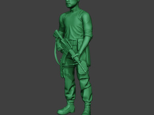 modern jungle soldier stand3 mjs1 3D Baskı Modeli