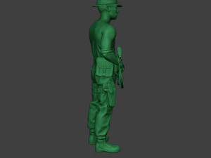 modern jungle soldier stand3 mjs1 3D Print Model