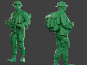 modern jungle soldier walk mjs1 3D 프린트 모델