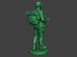 modern jungle soldier walk mjs1 3D 프린트 모델