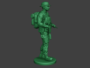 modern jungle soldier walk mjs1 3D 프린트 모델