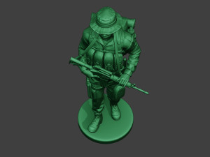 modern jungle soldier walk mjs1 3D 프린트 모델