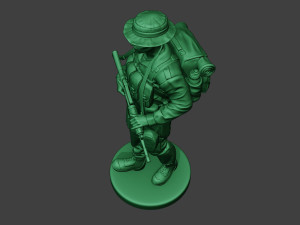 modern jungle soldier walk mjs1 3D 프린트 모델