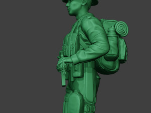 modern jungle soldier walk mjs1 3D 프린트 모델