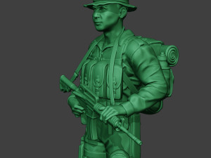 modern jungle soldier walk mjs1 3D 프린트 모델